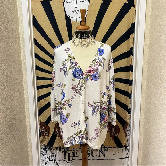 π Stylish flower garden cardigan - Picture 2 of 11